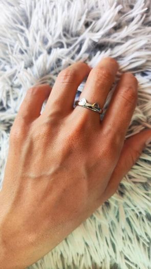 Cat Ears Silver Ring