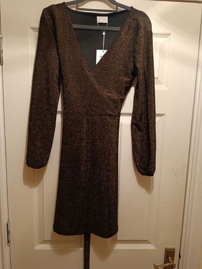 Gold Vila dress