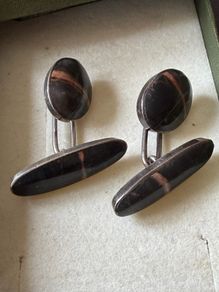Sterling silver cufflinks