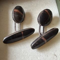 Sterling silver cufflinks