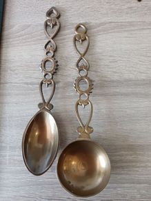 Brass "Love Spoons"