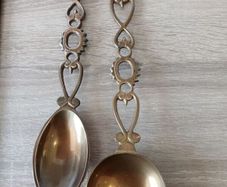 Brass "Love Spoons"