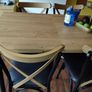 Dining table (Extending) with 4 chairs. Image 4