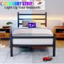 3ft Single Bed Frame with Headboard & LED Lights Image 5