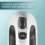 Classic Combo Stand and Hand Mixer | Electric Hand Whisk and Stand Food Mixer | 3.7 Litre Stainless Steel Bowl | Swivel Control, Whisk, Dough Hooks and Beaters (FREE POSTAGE) Image 6