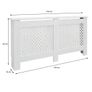 Radiator cover 152x19x82 cm FREE DELIVERY Image 2
