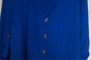 Royal blue top