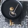 Antique french Mantel Clock working perfectly Beautiful  1800s Image 6