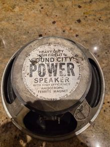 Sound City vintage guitar speaker
