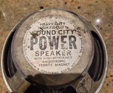 Sound City vintage guitar speaker