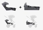 Joolz Geo2 expandable set (lower cot and seat) in blue color