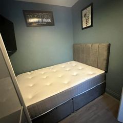 Brand New Upgraded Divan Bed With Headboard And Orthopaedic Mattress