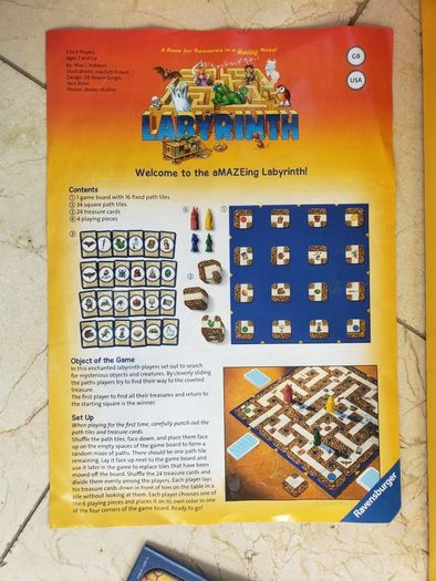 Labyrinth new edition board game