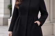 Brand New Black Coat: Size 10