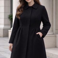 Brand New Black Coat: Size 10