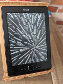Holiday Ready with 1000 books! - Amazon Kindle 5th Gen Black) eBook reader - Disconnect with a Fully loaded Kindle!!! #2207