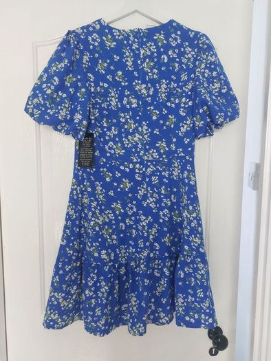 unworn blue dress