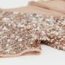 Maya Bridesmaid v neck maxi tulle dress with tonal delicate sequins in taupe blush Image 4