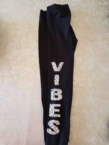 Girls black leggings