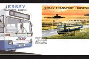 2008 Jersey Jersey Transport (3rd series). Coaches Commemorative Stamp Miniature Sheet First Day Cover (FDC)