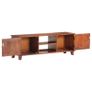 TV Cabinet Honey Brown 120x30x41 cm Solid Acacia Wood Image 3