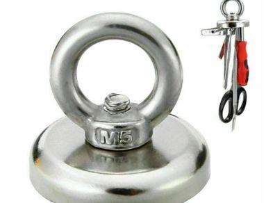 Fish Hook Magnet-Finder 36mm 20kg strong salvage pot fishing magnets deep sea