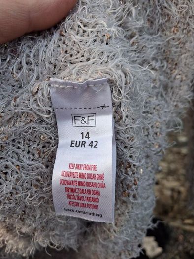 Beige Fuzzy Chenille with Gold Iridescent Sequins Jumper