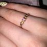 Chupi 14k gold pink sapphire sun moon and stars ring (limited edition ) Image 2
