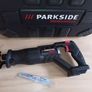 Latest Model Parkside Performance X20V Cordless Brushless Reciprocating Sabre Saw And Cutting Blades. Black November Sale Now On. Would make a great Xmas present. Image 2