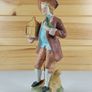 Victorian Man With Bird And Cage Figurine Vintage Image 4