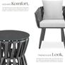 Luxury Rope Design Garden Furniture Set Image 5