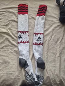 Man Utd Football/Soccer Socks 22/23 Home Kit socks