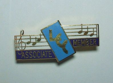 LONDON EMMANUEL CHOIR (LEC) - an Associate Member enamel badge (c.1990's)