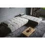 AROA XS Corner Sofa Bed, Dark grey Fabric Image 3