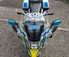 Police motorbike