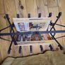 Vintage Wrought Iron Magazine Rack Image 6