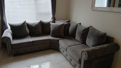 Grey Corner Sofa
