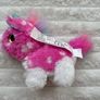 Little Live Pets Scruff-a-lots Cutie Cuts Series 2 Pink Unicorn Soft Plush approx. 11 cm. Used Please see photos Image 2