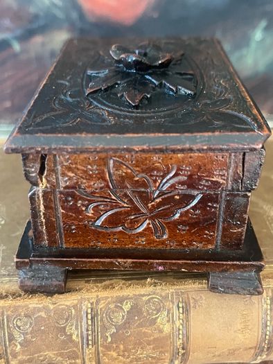Carved Wooden box