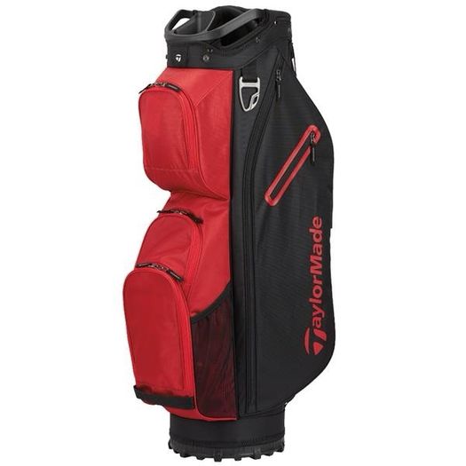 TaylorMadeStealth Steel Irons Gents RH And TaylorMadeClassic Cart Bag Black - Red