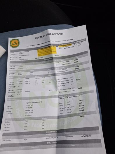2006 Fiat Punto nct sinse feb 2026