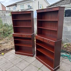 Two mahogany bookcases