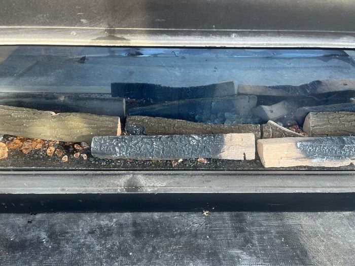 Three-Sided Electric Fire  Ideal for Media Wall