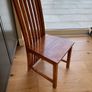 6 solid oak dining chairs Image 2