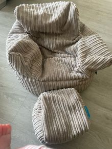 Toddler Bean Bag Chair and Footrest