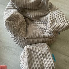 Toddler Bean Bag Chair and Footrest