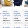 Arm Chair - Ikea. Wingback Image 3