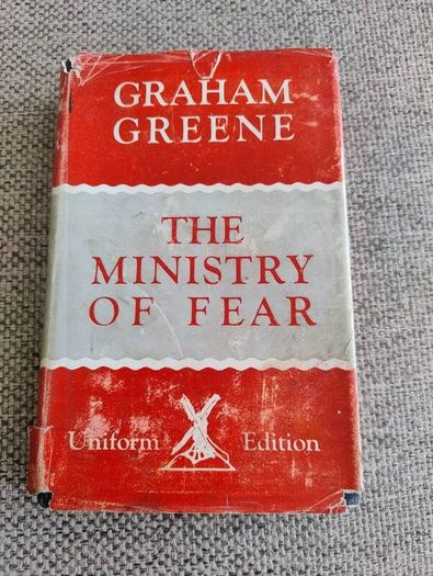 Graham Greene The Ministry of Fear 1950 hardback with dustcover in good condition with some signs of wear on the dustcover see photos FREE STANDARD POSTAGE INCLUDED