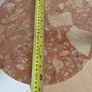 Vintage French Brass & Pink Marble 2-Tier Side Table Plant Stand Image 3