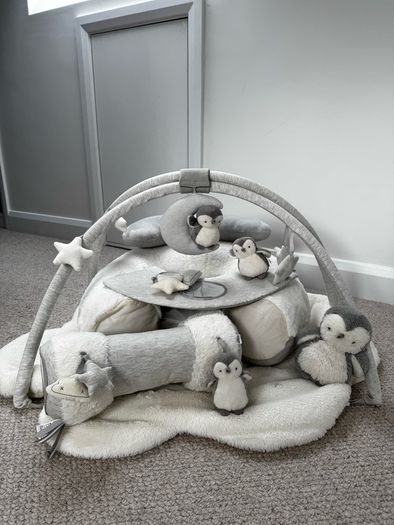 Wish Upon a Cloud Playmat Bundle with Tummy Time Roll, Sit & Play